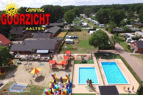 Camping Goorzicht ist ein Familiencampingplatz in der waldreichen Umgebung des Naturschutzgebietes het Goor nordwestlich von Aalten in der niederländischen Achterhoek Camping Goorzicht